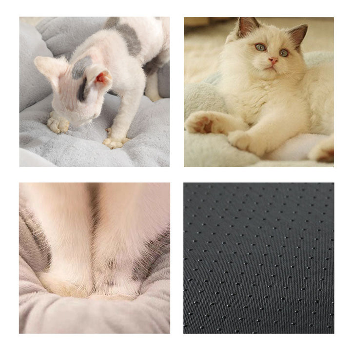 BowLift | Deep Sleep Flower Shape Cat Bed