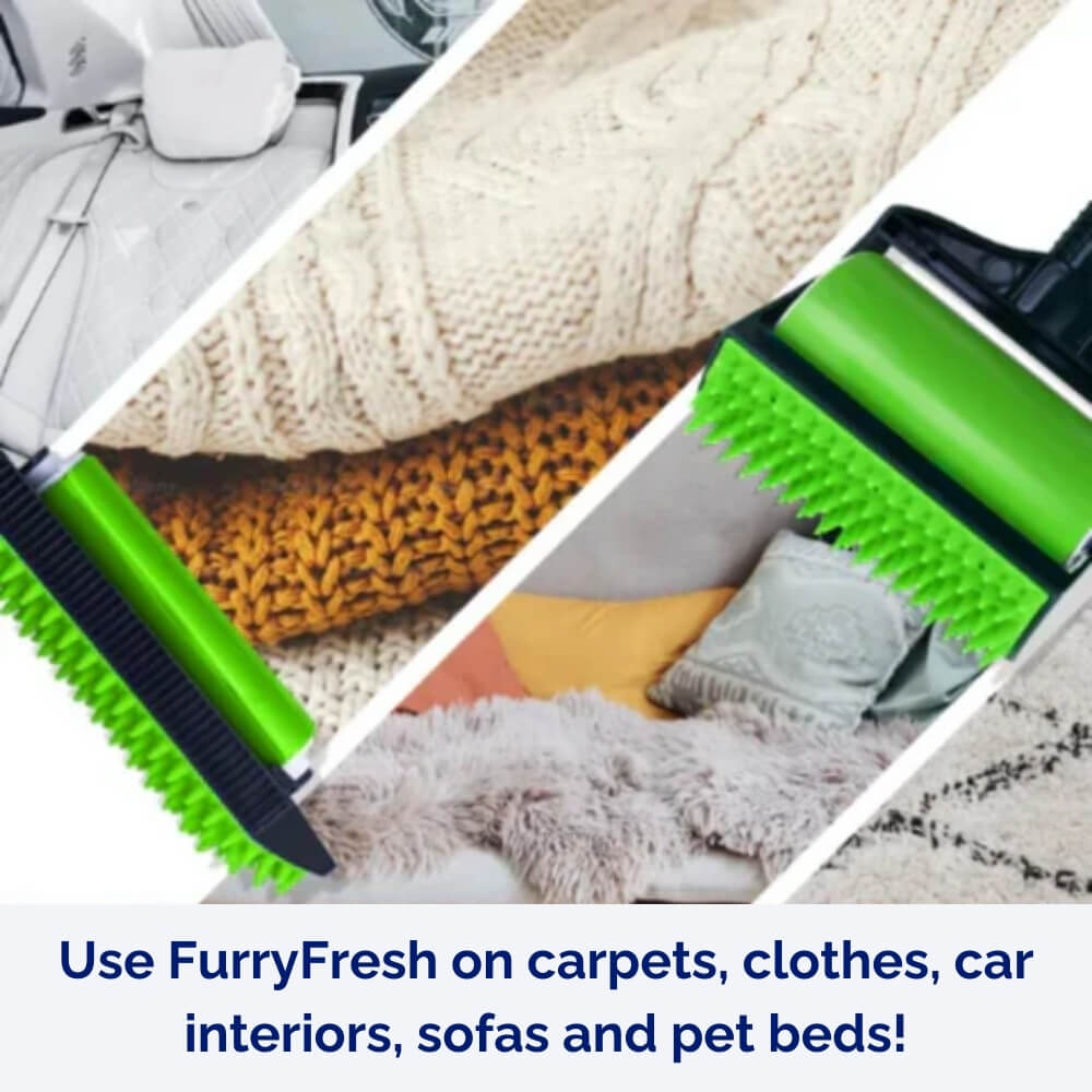 FurryFresh • Reusable Pet Hair Roller - Reusable Pet Hair Roller - BowLift