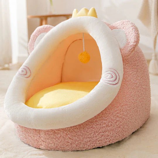 FuzzyNest • Cat Bed with Ears - Cat Bed with Ears - BowLift