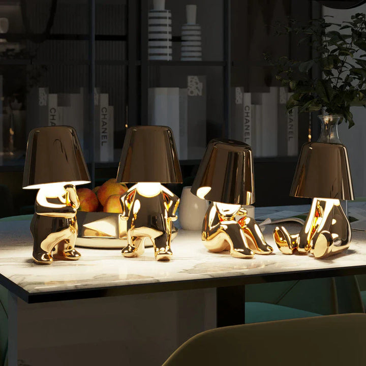 Playful Dimmable Table Lamp - LumoPals | Bowlift