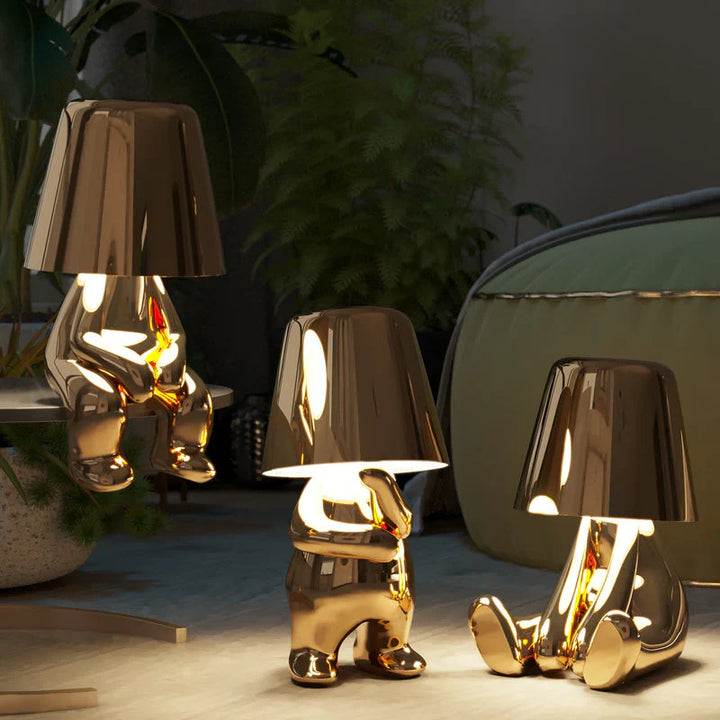 Playful Dimmable Table Lamp - LumoPals | Bowlift