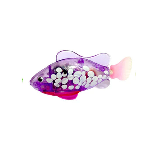Electronic swimming fish with LED light Bowlift