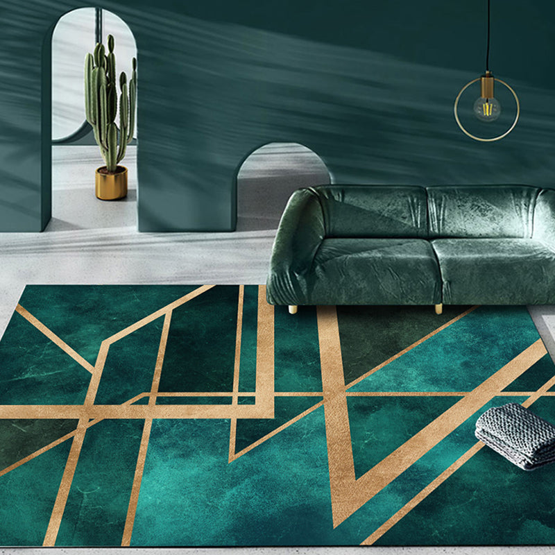 BowLift | Rug Geometric Polyester Washable Non Slip