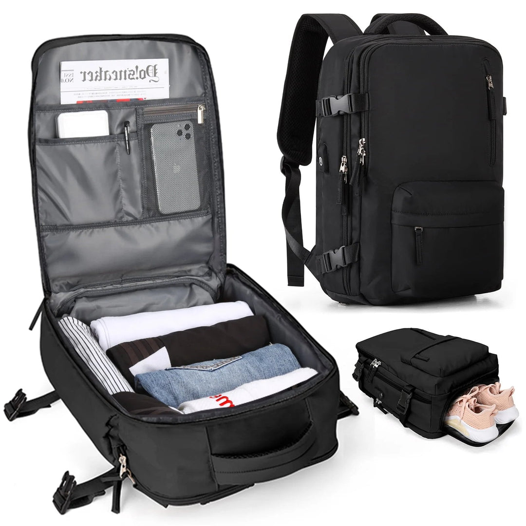 Waterproof Backpack with USB Charging Function and Laptop Compartment 35L | Bowlift