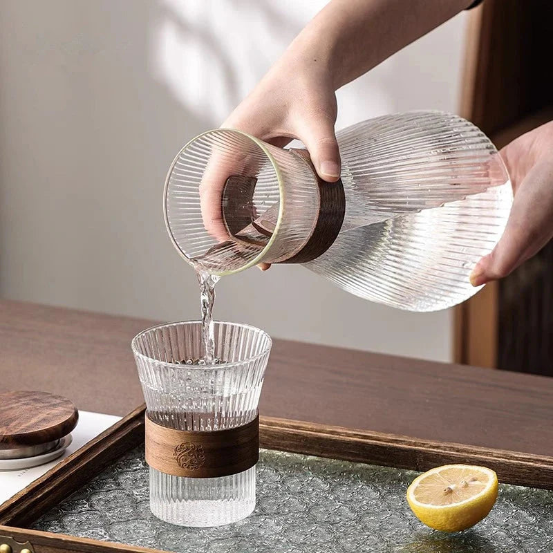 Glass Cup Set Water Kettle Bottle Creative Heat-resistant Water Glass | Bowlift