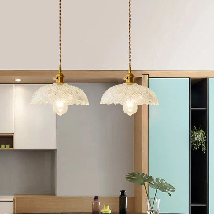 BowLift | Glass Pendant Lamp - OpulentGlow