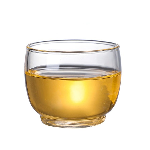 Glass Pot Filter Wood Handle Tea Ceremony Transparent Teawear Sets | Bowlift