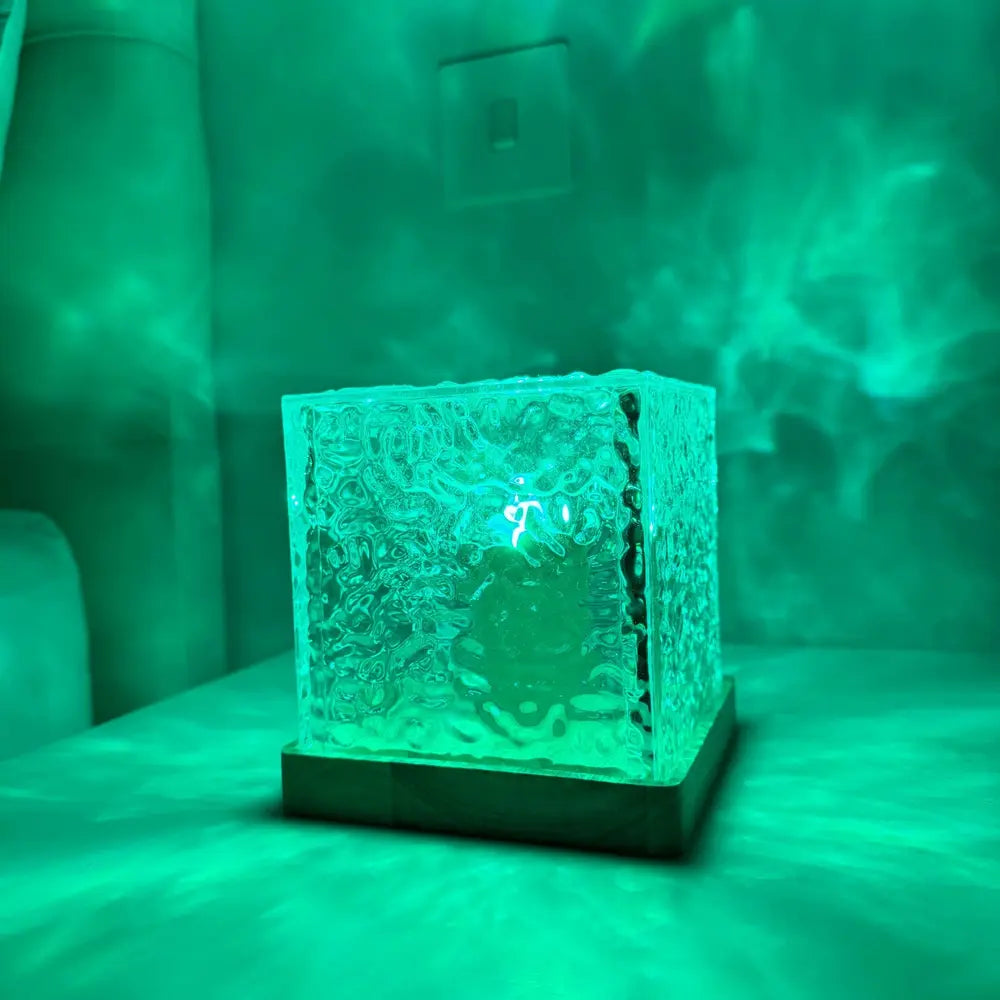BowLift | Table Lamp Glass Cube Ambient Light