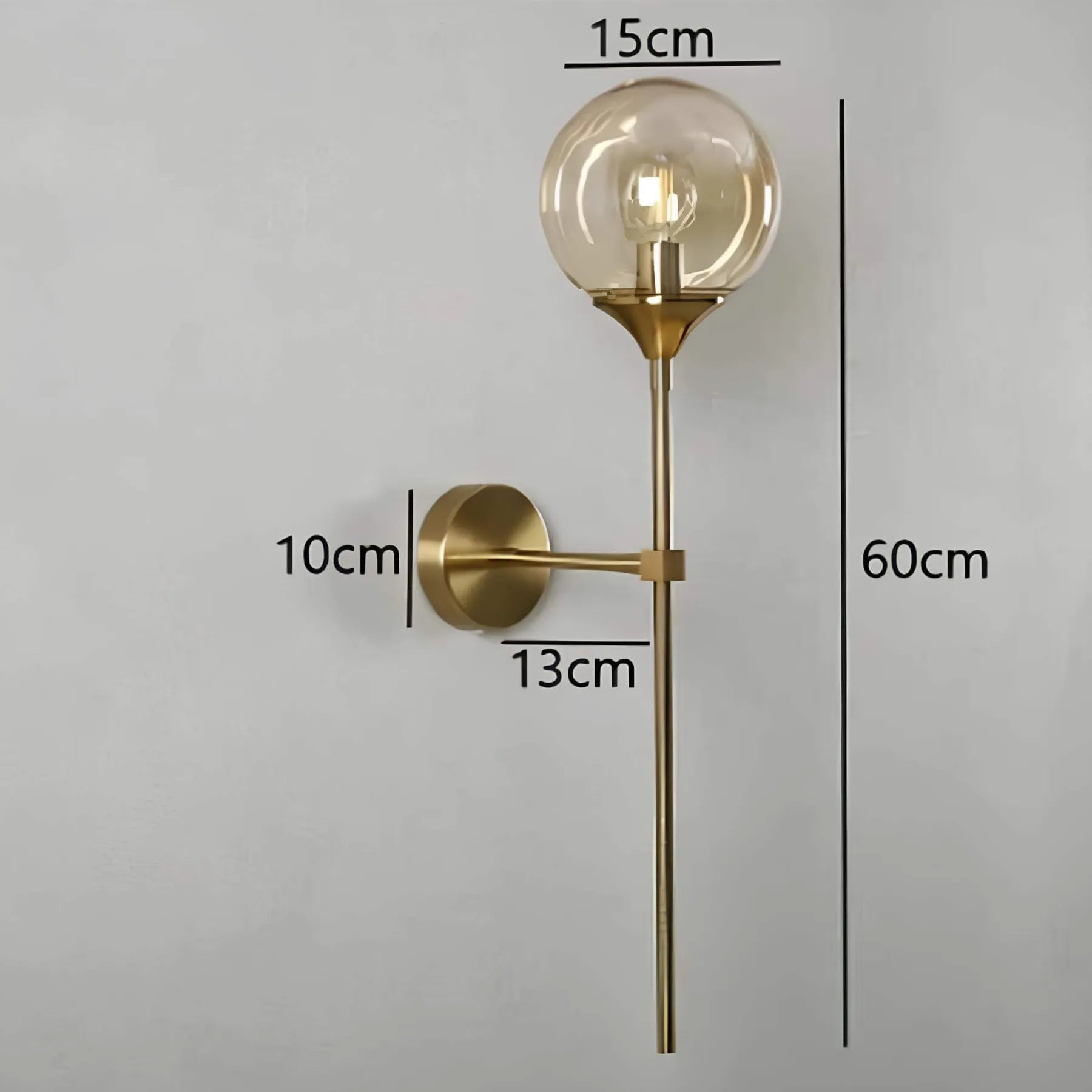 BowLift | – Scandinavian modern glass wall lamp