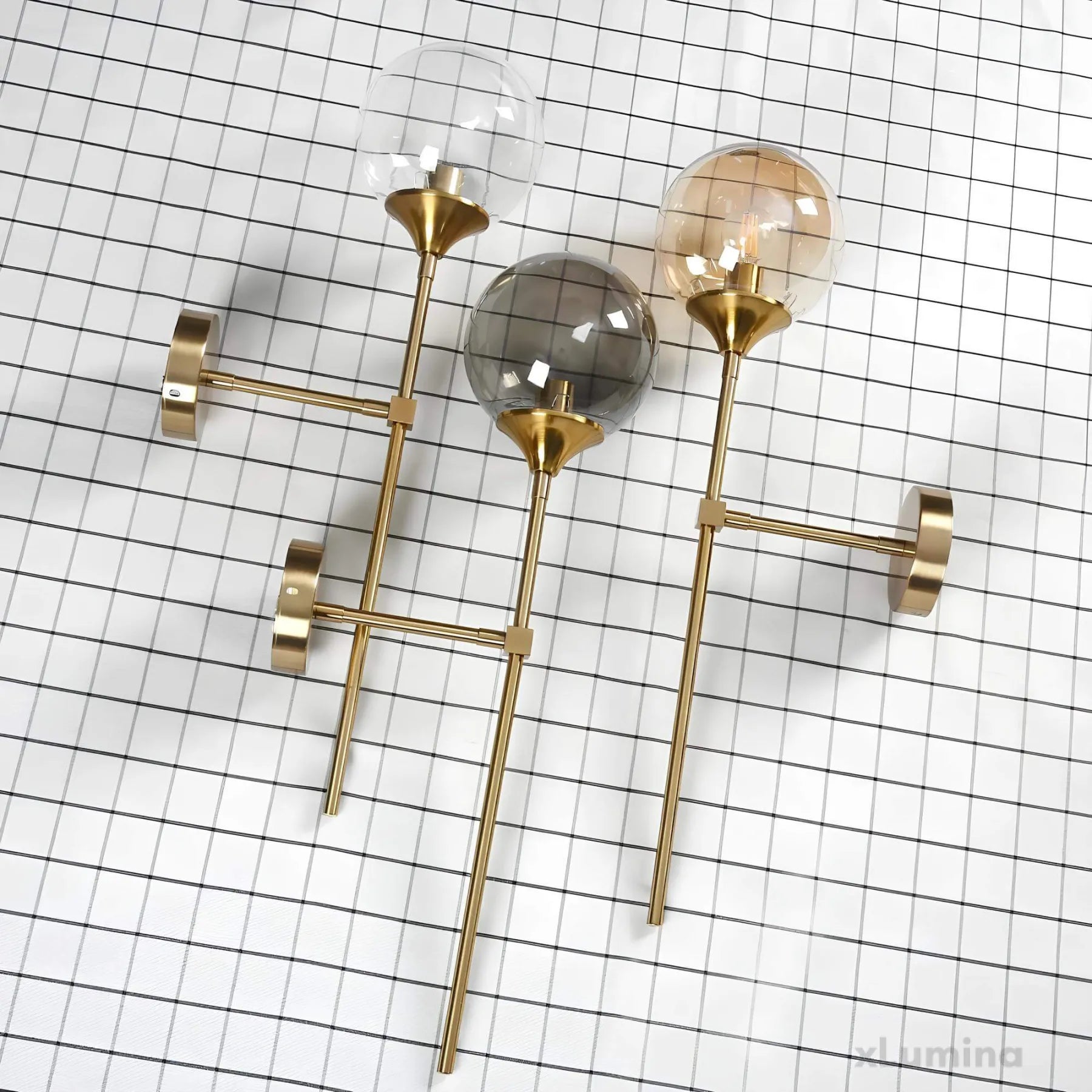 BowLift | – Scandinavian modern glass wall lamp