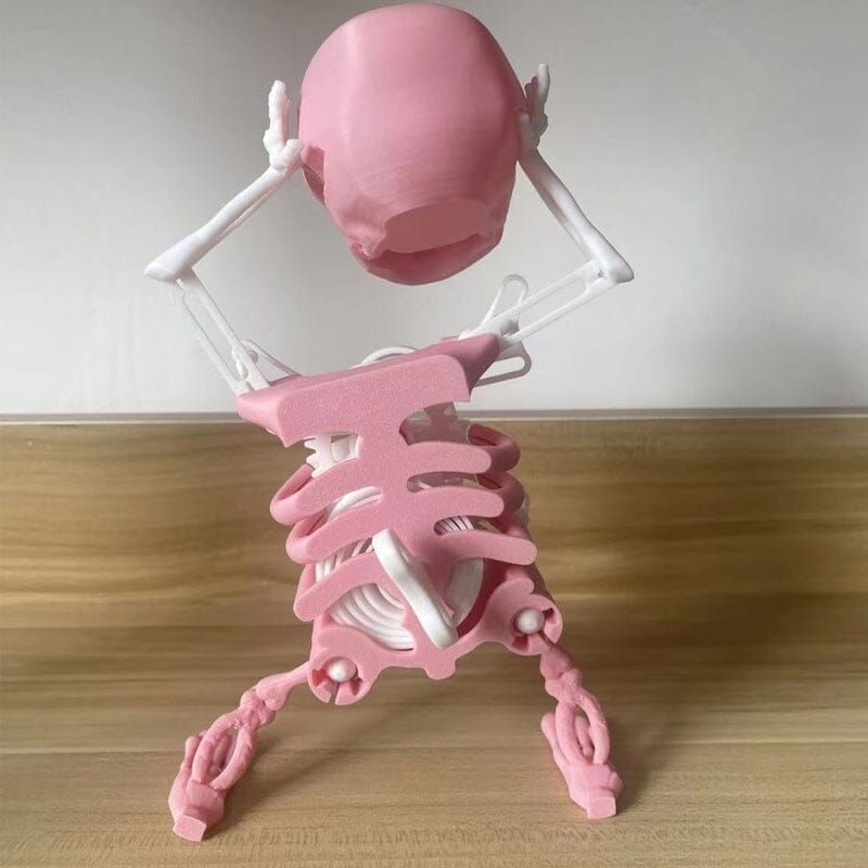 BowLift | 3D Dancing Skull Toy | Swinging Halloween Decoration | Fun Motion Figure | Durable Plastic | Party Gift