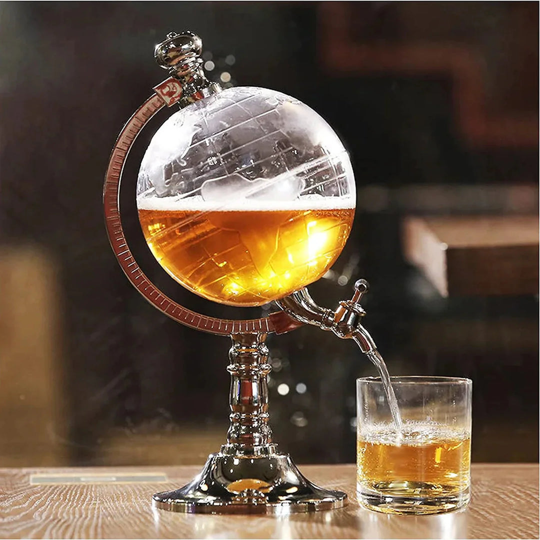 Globe Decanter Drink Dispenser Home Bar Liquor Dispenser Decanter | Bowlift