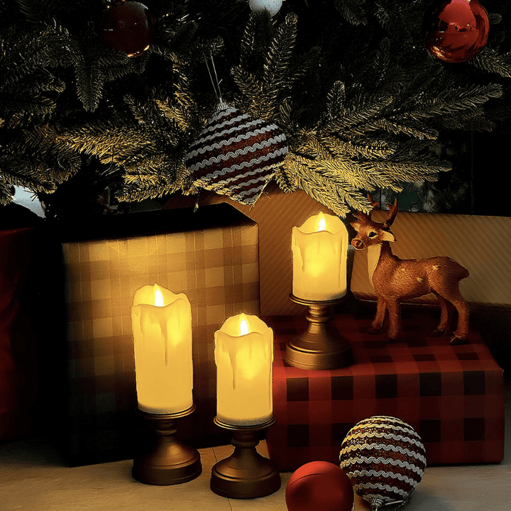BowLift | GlowFlicker – LED Candles with Flickering Light Effect