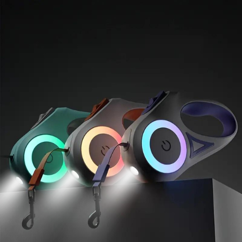 GlowGuard Illuminating Dog Leash with Flashlight Bowlift
