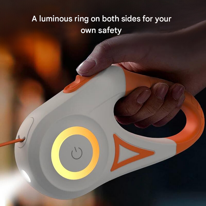 GlowGuard Illuminating Dog Leash with Flashlight Bowlift