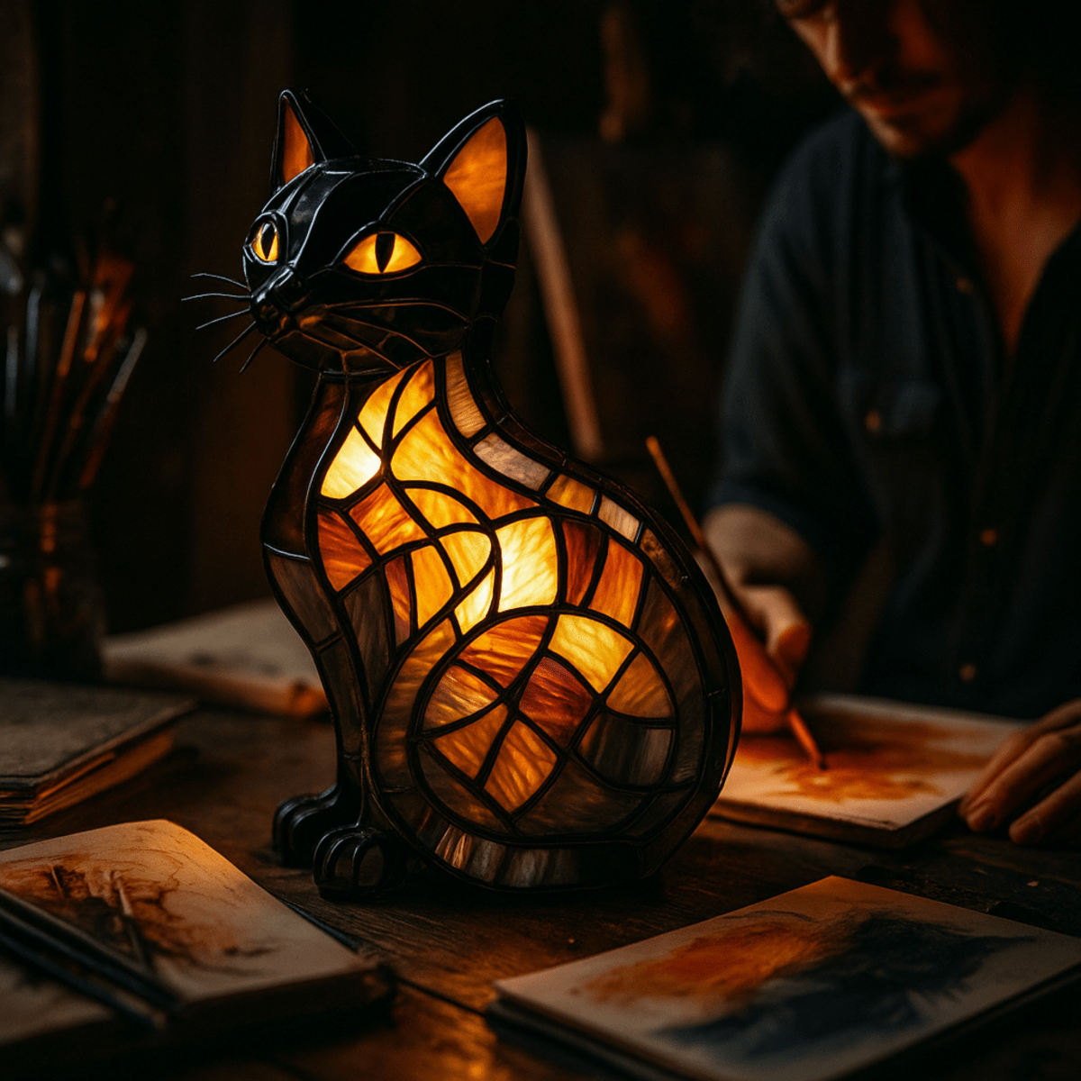 BowLift | GLOWKITTY – Soft LED Cat Night Lamp for Soothing Ambiance