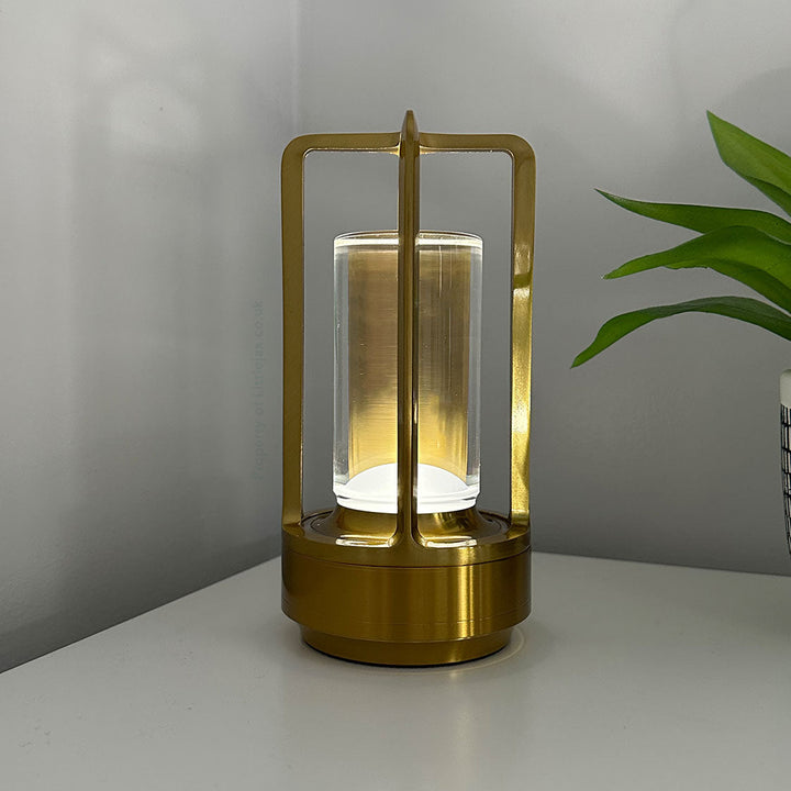Wireless Vintage Lantern Table Lamp | Bowlift