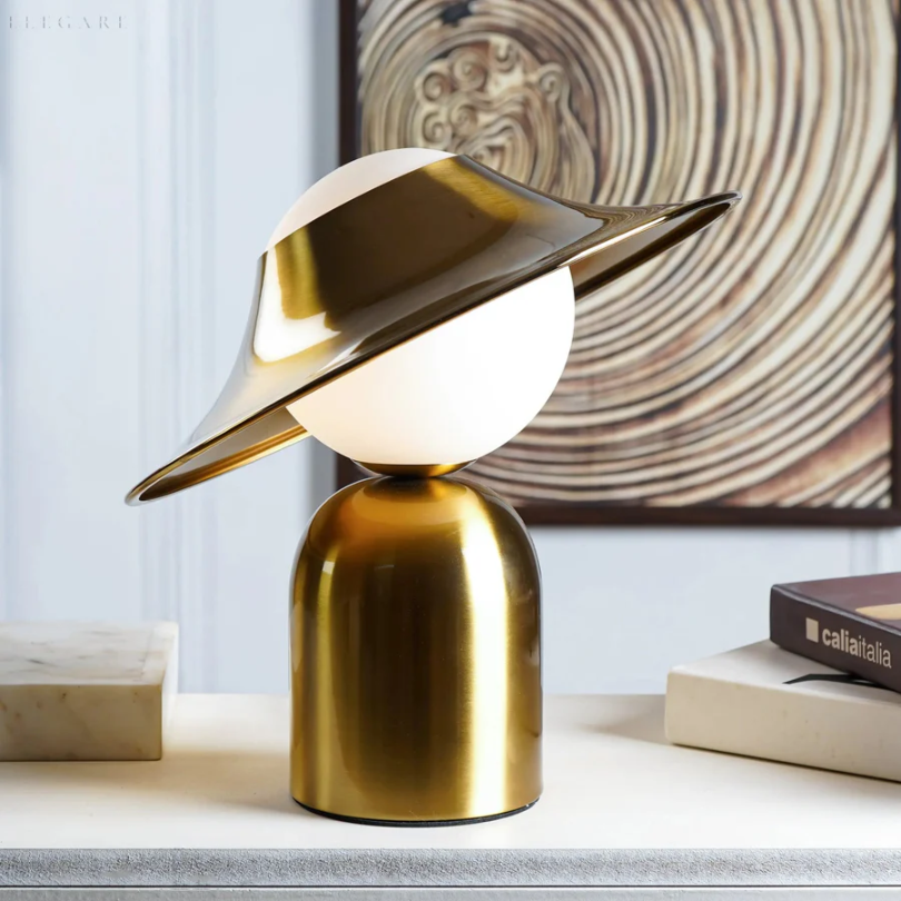 BowLift | GoldAura Metal Table Lamp - Luxurious Design