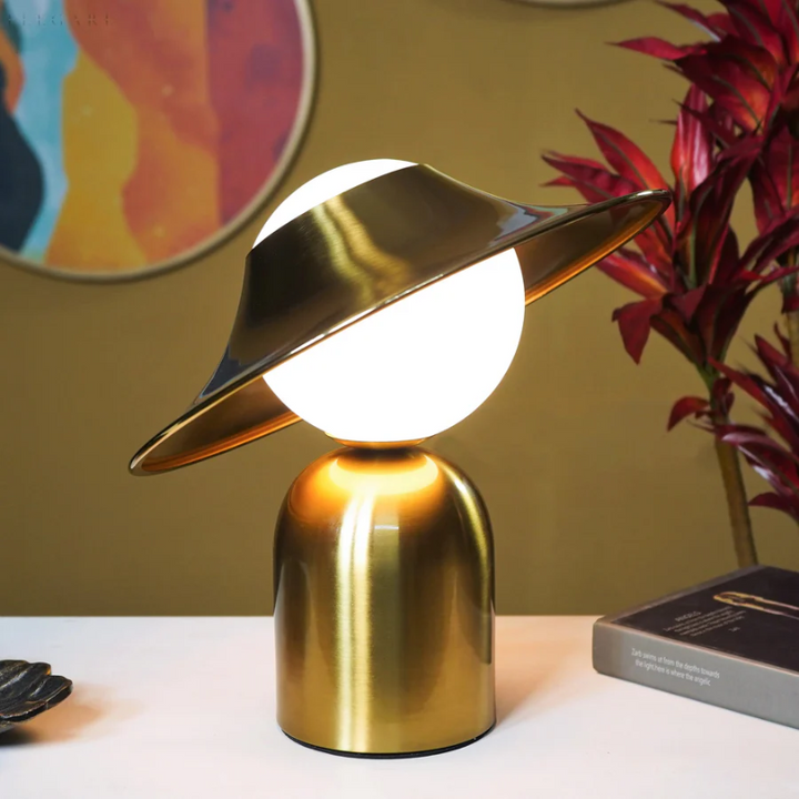 BowLift | GoldAura Metal Table Lamp - Luxurious Design