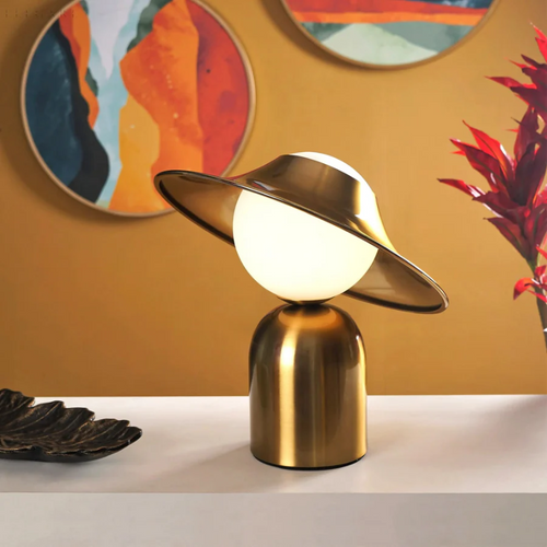 BowLift | GoldAura Metal Table Lamp - Luxurious Design