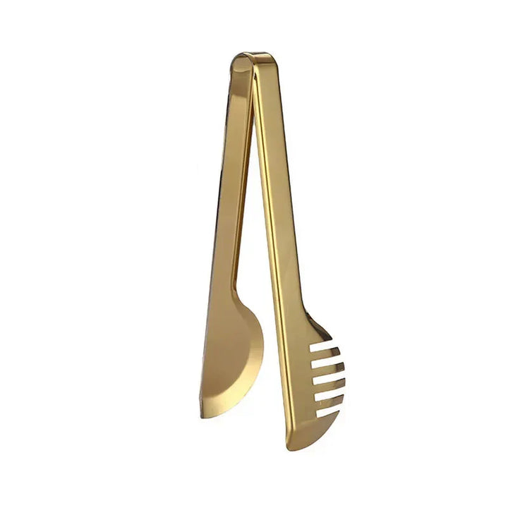 Golden Stainless Steel Food Tongs Kitchen Tools Serving Tong | Bowlift