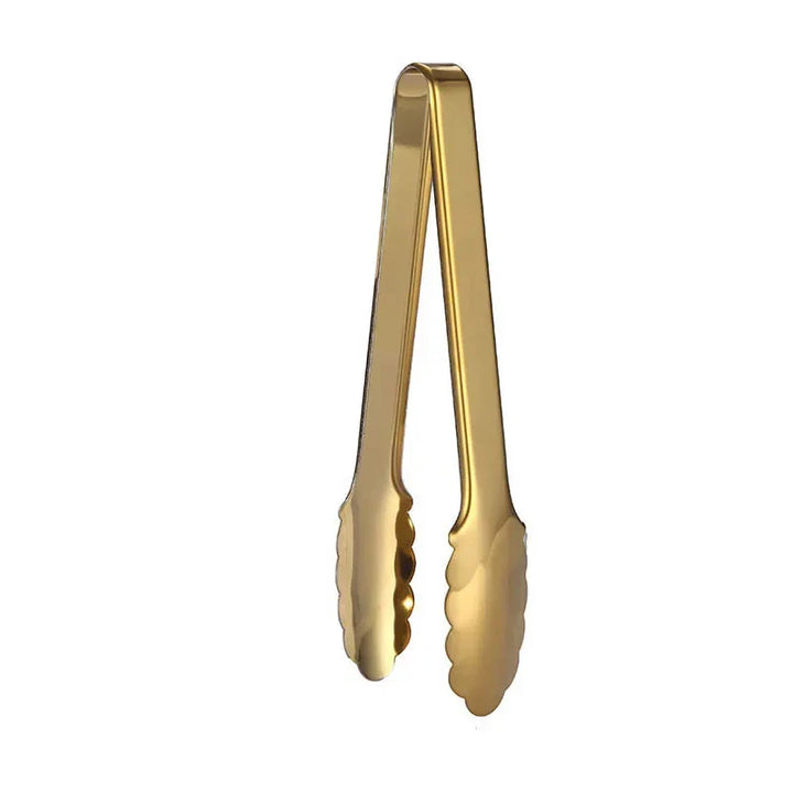 Golden Stainless Steel Food Tongs Kitchen Tools Serving Tong | Bowlift