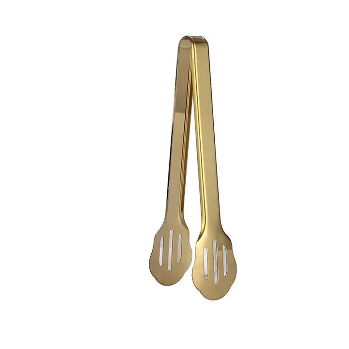 Golden Stainless Steel Food Tongs Kitchen Tools Serving Tong | Bowlift