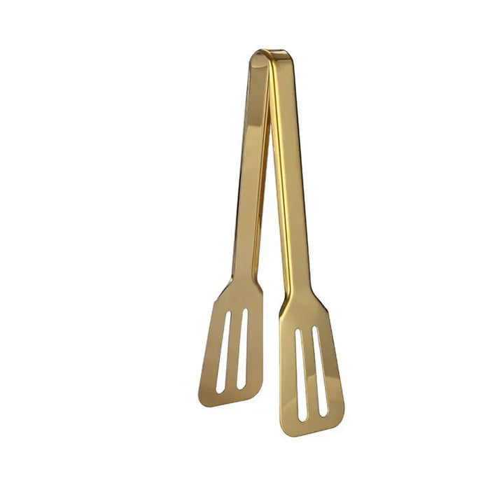 Golden Stainless Steel Food Tongs Kitchen Tools Serving Tong | Bowlift