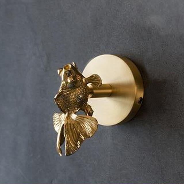 Golden Brass Wall Hooks – Handmade Animal Designs for Stylish Wall Decoration | Bowlift