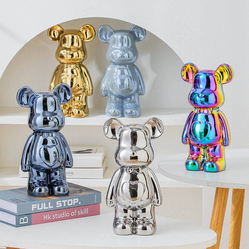 BowLift | Elegant Teddy Bear Figure for Modern Decoration