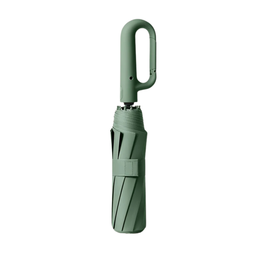 BowLift | Wind-Resistant Automatic Folding Umbrella with Large Buckle Handle – Compact & Durable