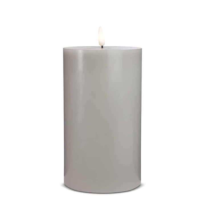 LED Candle (1 piece) with realistic 3D flame 10 x 20 cm | Bowlift
