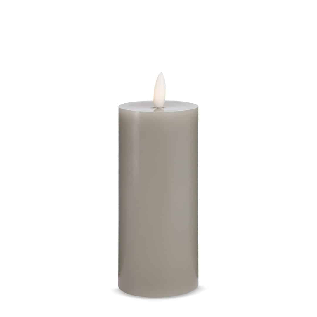 LED Candle (1 piece) with realistic 3D flame 5 x 15 cm | Bowlift