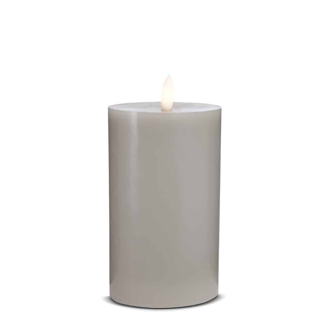 LED Candle (1 piece) with realistic 3D flame 5 x 15 cm | Bowlift