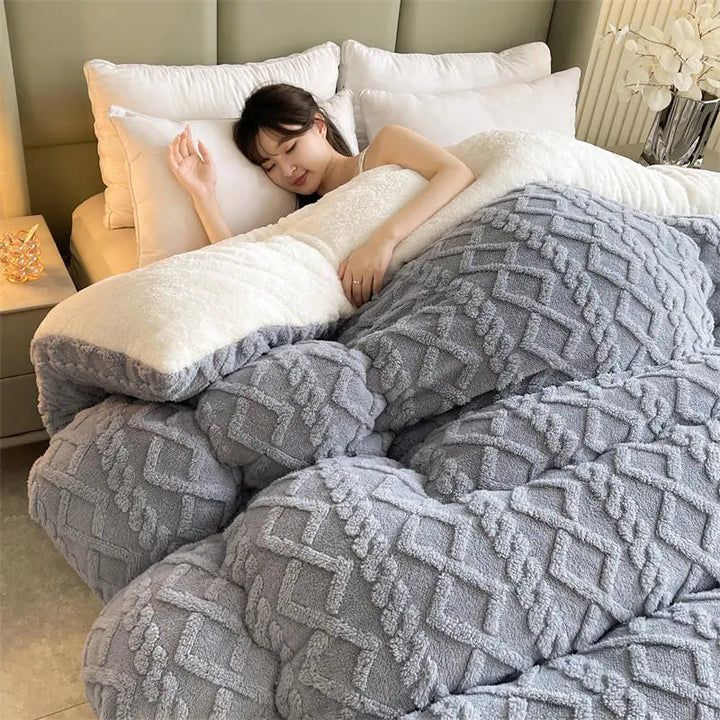 BowLift | SereneSleep Winter Duvet Cover - Luxury Cashmere Fleece Duvet for Ultimate Winter Comfort