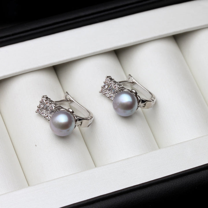 BowLift | Fashion Natural freshwater black pearl ear clip