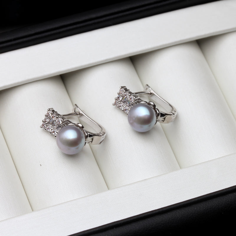 BowLift | Fashion Natural freshwater black pearl ear clip