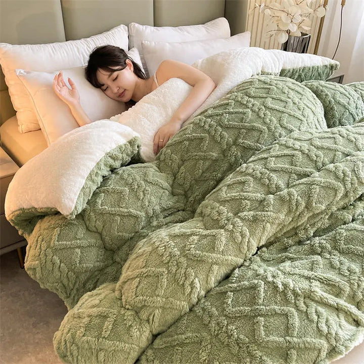 BowLift | SereneSleep Winter Duvet Cover - Luxury Cashmere Fleece Duvet for Ultimate Winter Comfort