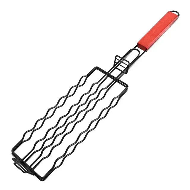 Grill Basket Stainless Steel BBQ Tool Barbecue Rack for Hot Dog | Bowlift