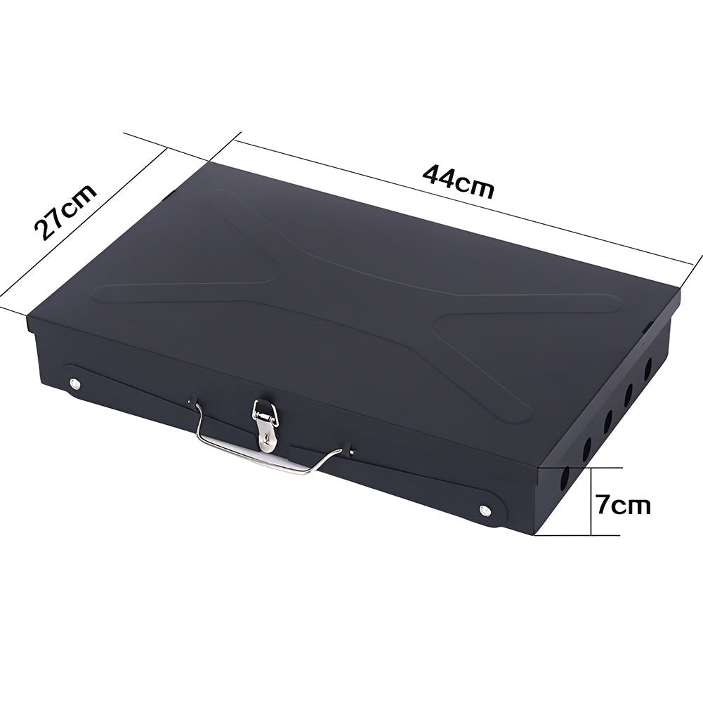BowLift | Grillmate Fold – Foldable Steel Suitcase Grill for Garden, Camping & Outdoor BBQ