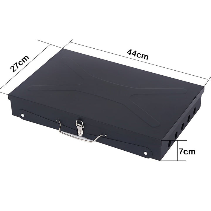 BowLift | Grillmate Fold – Foldable Steel Suitcase Grill for Garden, Camping & Outdoor BBQ