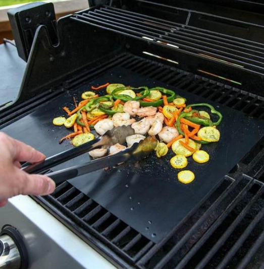 BowLift | Reusable Non-Stick BBQ Grill Mat for Outdoor Cooking