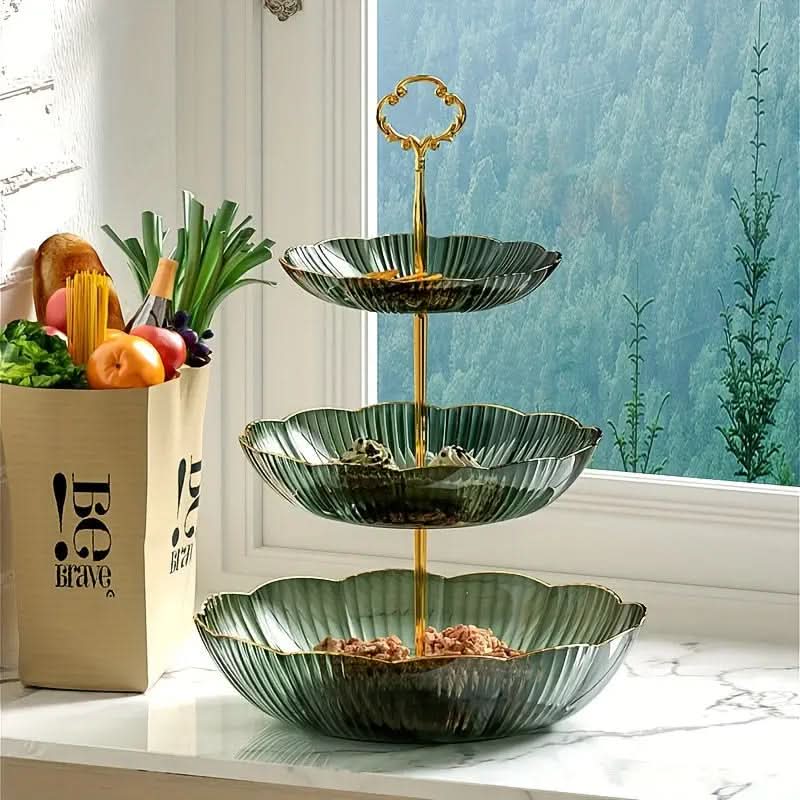 BowLift | 3-Tier Modern Fruit Bowl Organizer