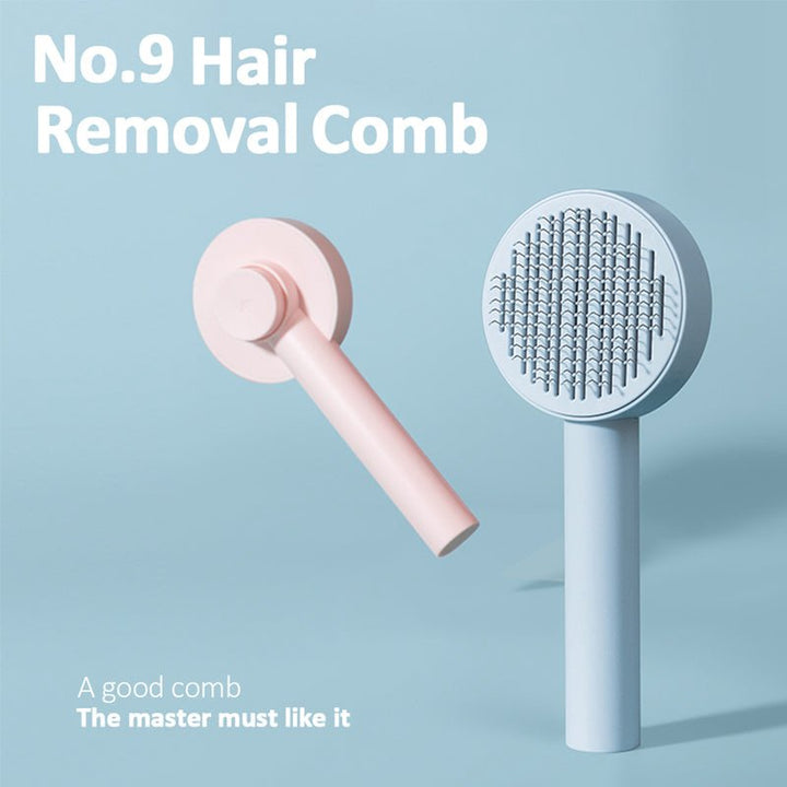BowLift | GROOMCLICK – Self-Cleaning Cat Brush for Gentle Grooming & Less Shedding