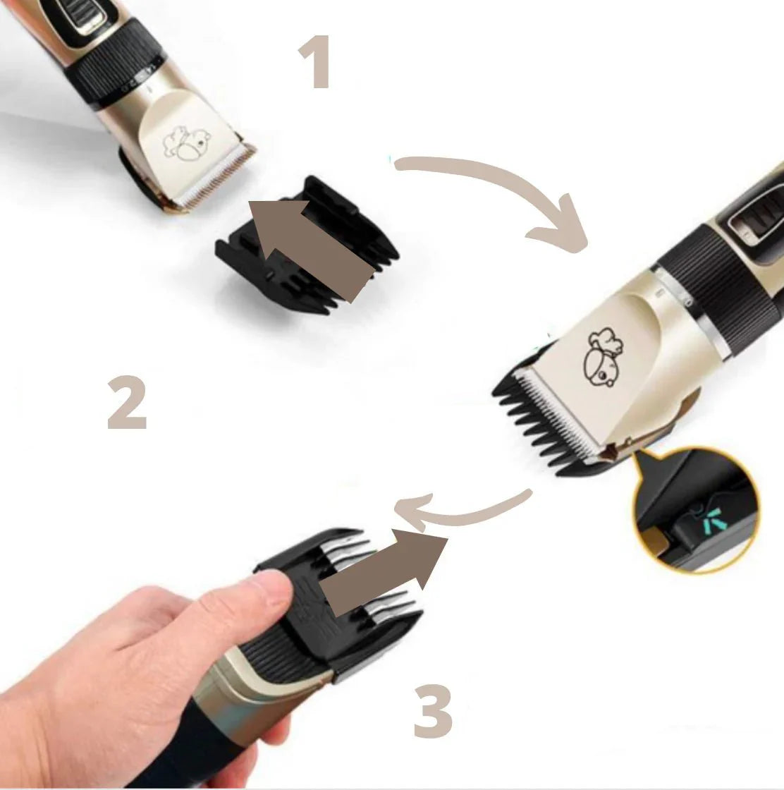 BowLift | GROOMTECH – Professional Dog Trimmer with Adjustable Speeds & Brush