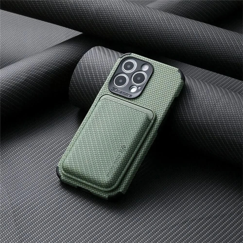 BowLift | MagSafe Wallet Phone Case with Carbon Fiber Protection