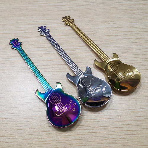 Guitar Shaped Coffee Spoon | Bowlift