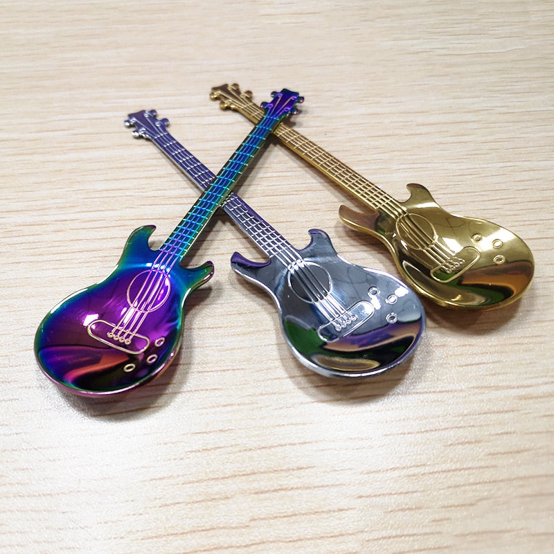 Guitar Shaped Coffee Spoon | Bowlift