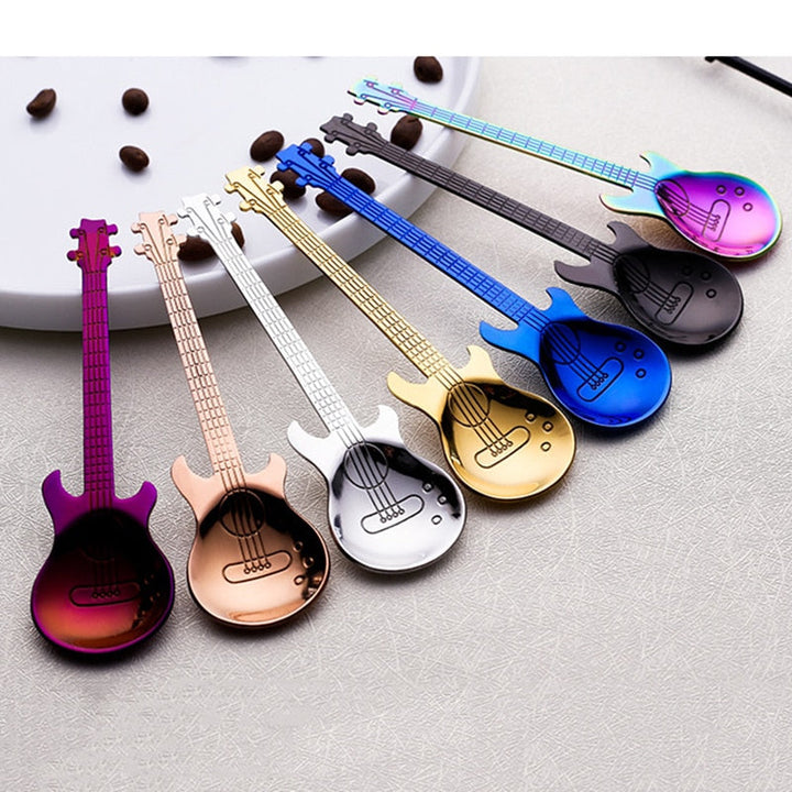 Guitar Shaped Coffee Spoon | Bowlift