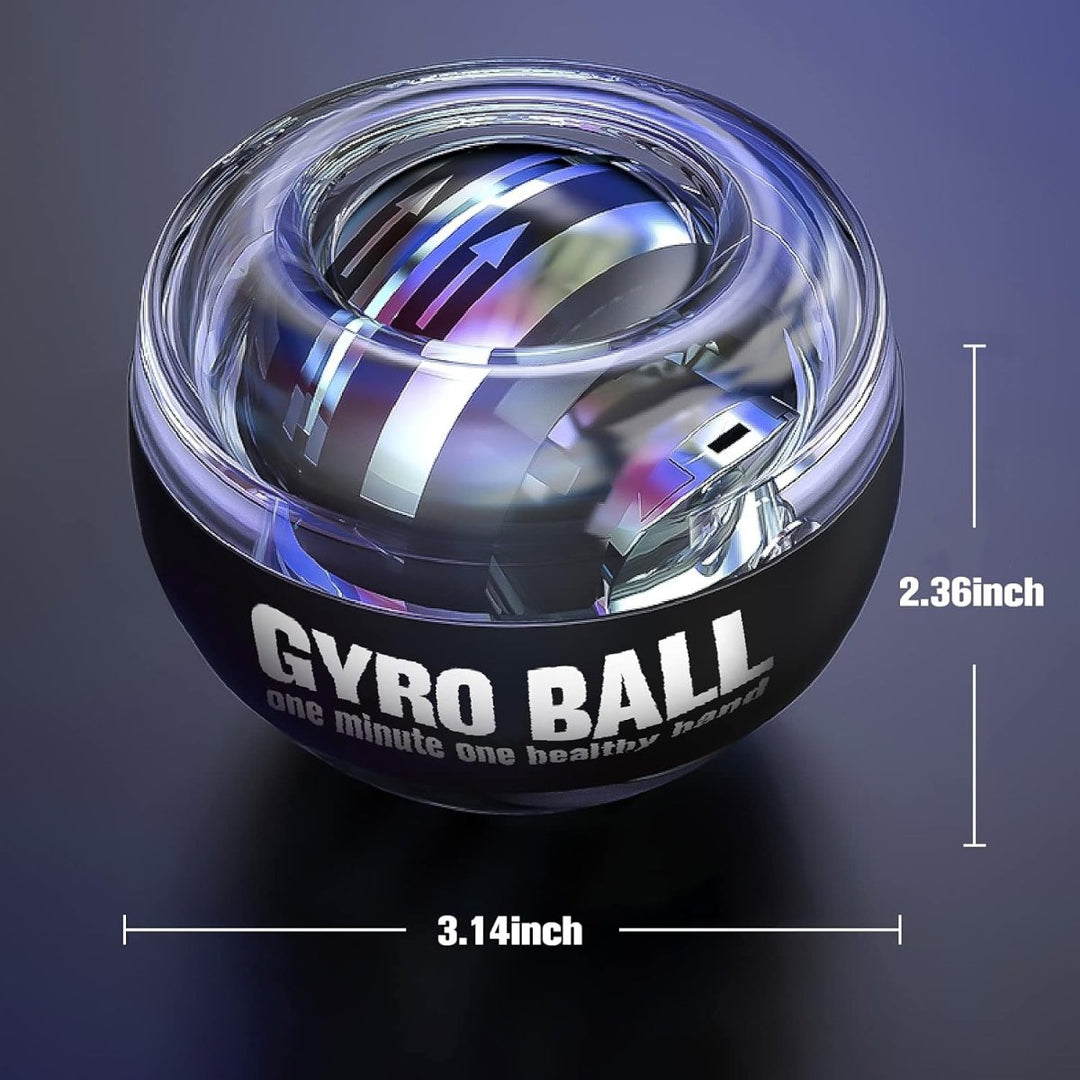 BowLift | Gyropower Self-Starting Forearm Trainer – Gyroscopic Hand Exerciser for Grip Strength and Wrist Training